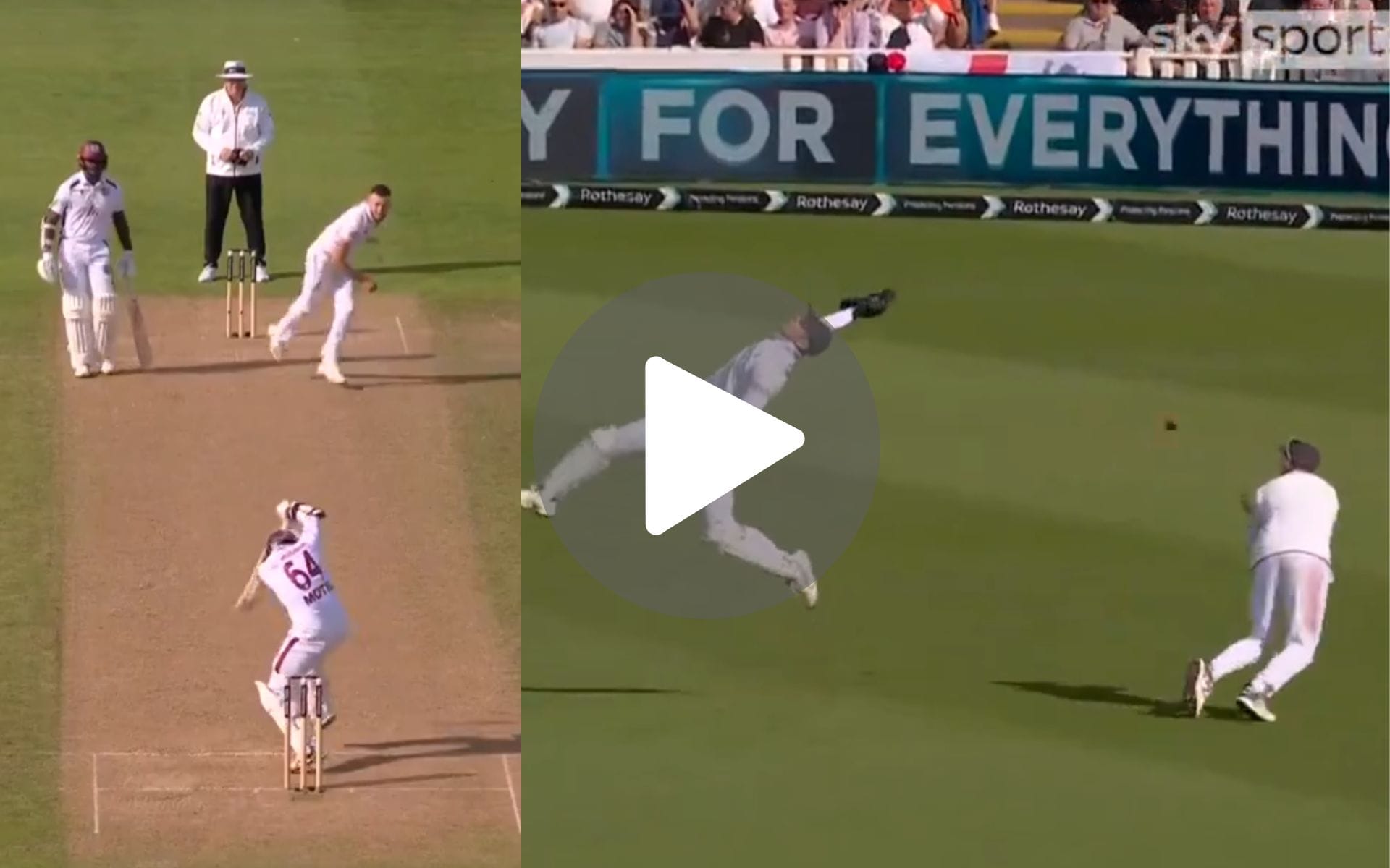 [Watch] Joe Root Takes An All-Time Great Catch As Atkinson Aims For Motie's Head